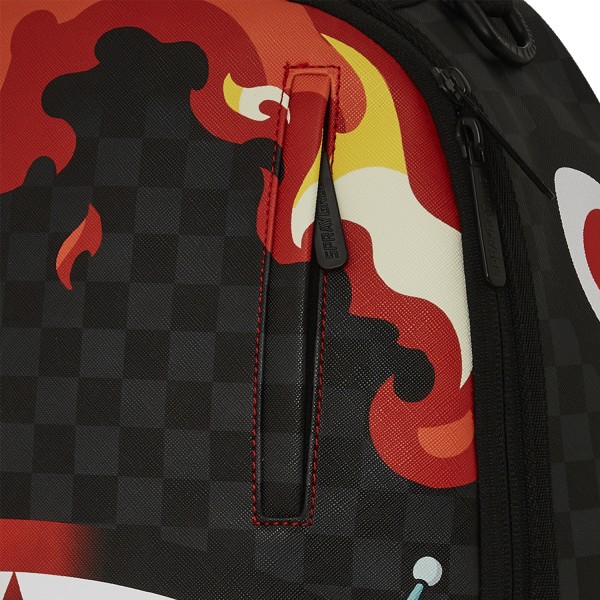 Sprayground - Zaino multicolore Bender fire drama fantasia astratta per uomo |
