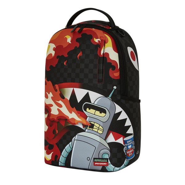 Sprayground - Zaino multicolore Bender fire drama fantasia astratta per uomo |