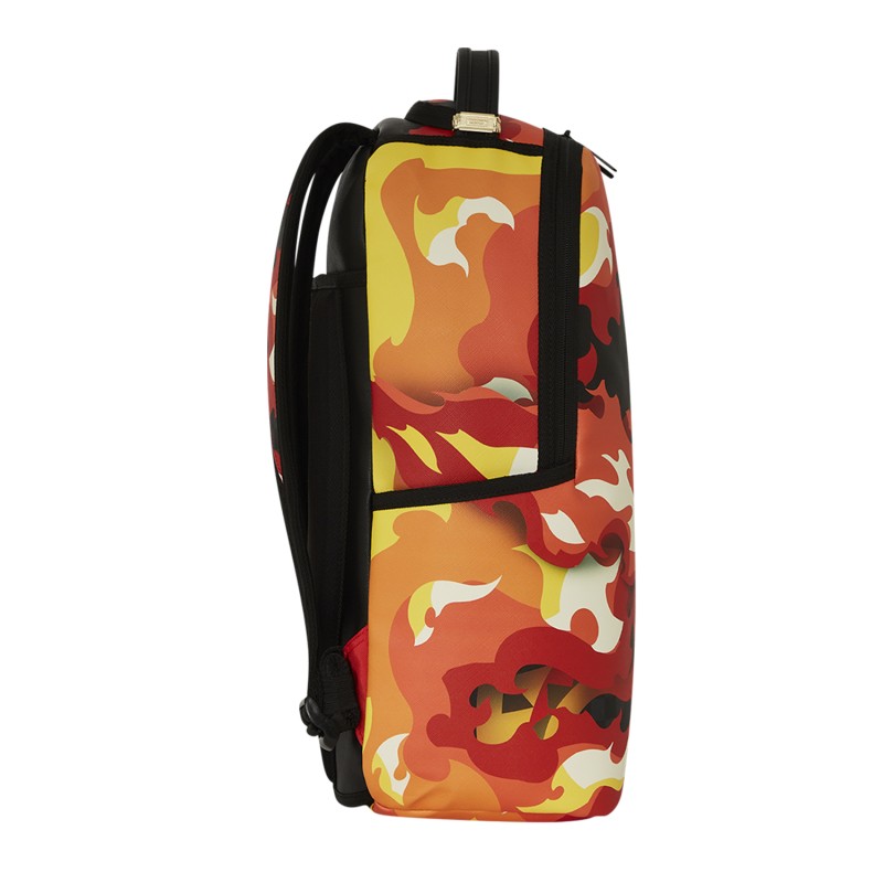Sprayground - Zaino multicolore Bender fire drama fantasia astratta per uomo |