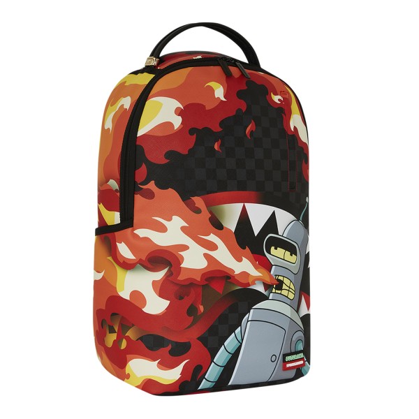 Sprayground - Zaino multicolore Bender fire drama fantasia astratta per uomo |
