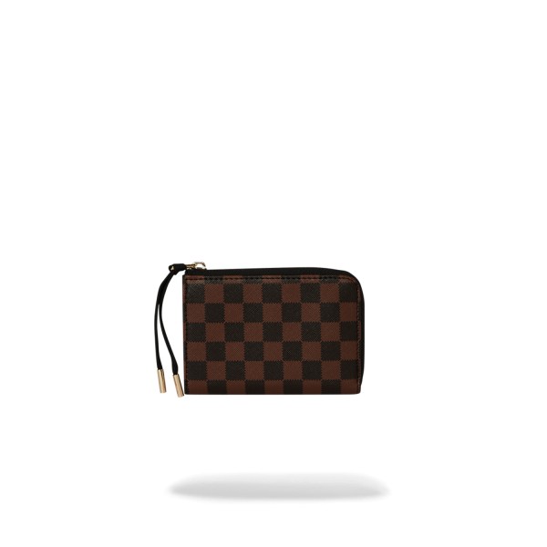 Sprayground - Portafoglio marrone Sawtooth sharks in paris con patch logo per