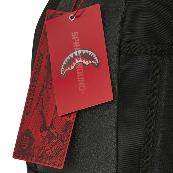 Sprayground - Zaino nero Led stripe sharks interattivo per uomo | b7612nsz black
