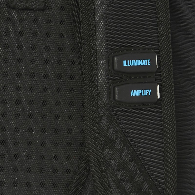 Sprayground - Zaino nero Led stripe sharks interattivo per uomo | b7612nsz black