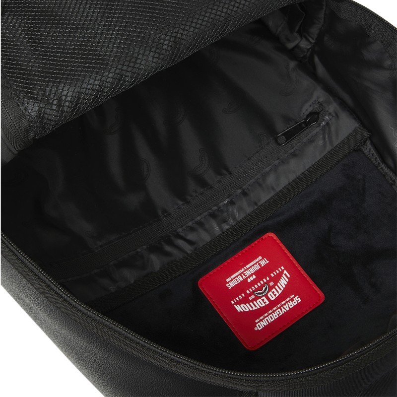 Sprayground - Zaino nero Led stripe sharks interattivo per uomo | b7612nsz black