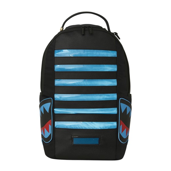 Sprayground - Zaino nero Led stripe sharks interattivo per uomo | b7612nsz black