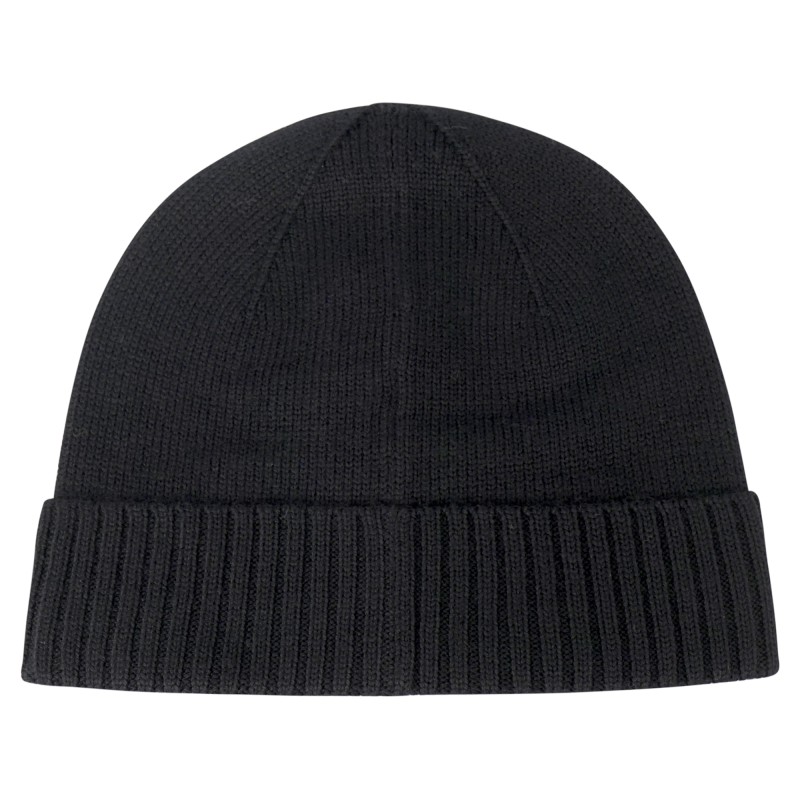 Polo Ralph Lauren - Cappello nero in lana merino con logo ricamato sul fronte