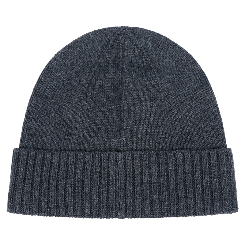 Polo Ralph Lauren - Cappello grigio in lana merino con logo ricamato sul fronte