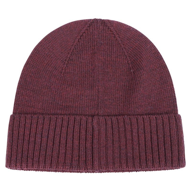 Polo Ralph Lauren - Cappello bordeaux in lana merino con logo ricamato sul