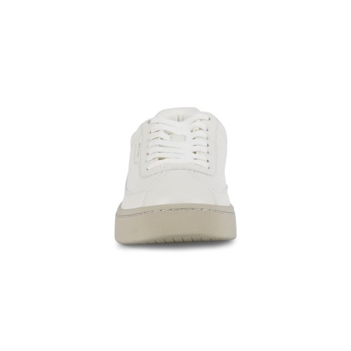 Armani Exchange - Sneakers bianca effetto pelle dalla finitura grana per uomo | 2