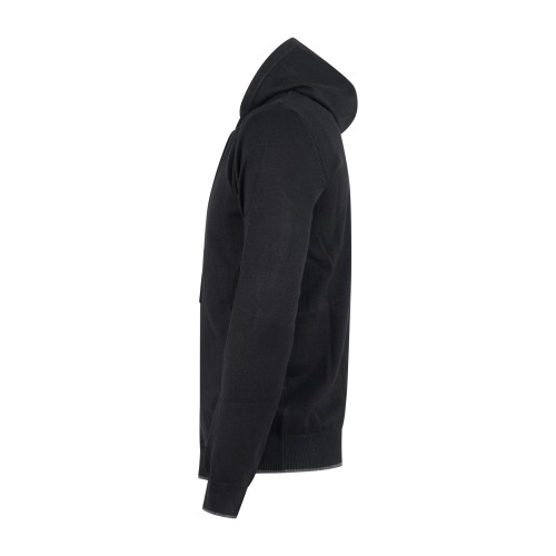 Hamaki-Ho - Maglione nero con cappuccio con laccetti per uomo | mi3177h ne nero 2