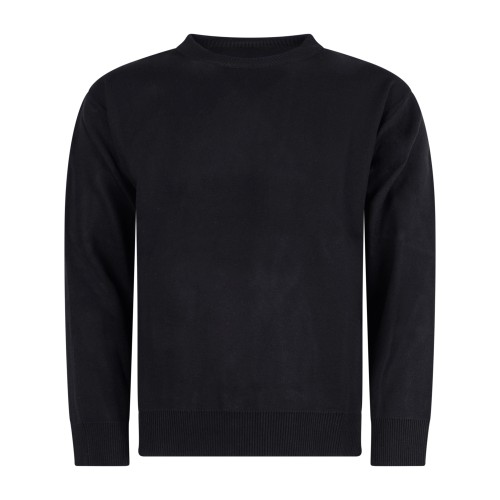 Officina36 - Maglione girocollo nero in lana per uomo | ar41 nero