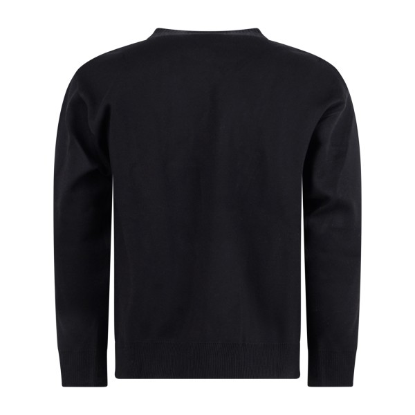 Officina36 - Maglione girocollo nero in lana per uomo | ar41 nero