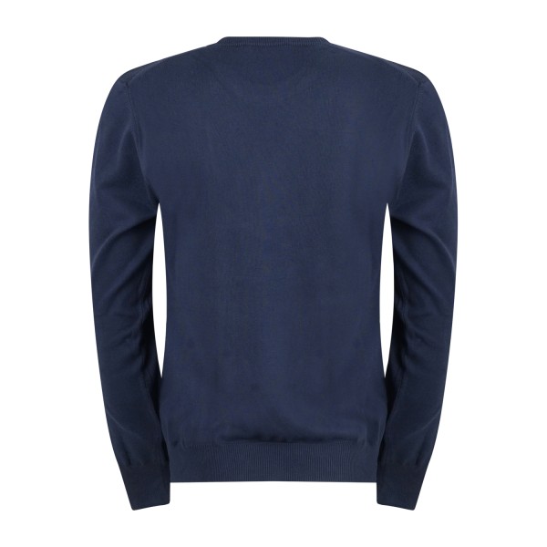 Roy Roger's - Maglione girocollo blu in cotone per uomo | rru502cn46xxxx c0048