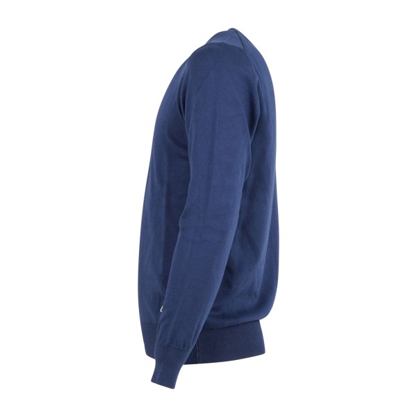 Roy Roger's - Maglione girocollo azzurro in cotone per uomo | rru502cn46xxxx