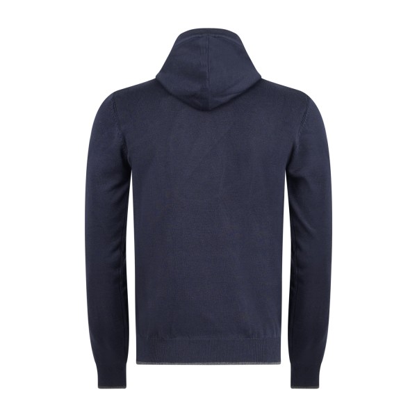 Hamaki-Ho - Maglione blu con cappuccio con laccetti per uomo | mi3177h bl blu