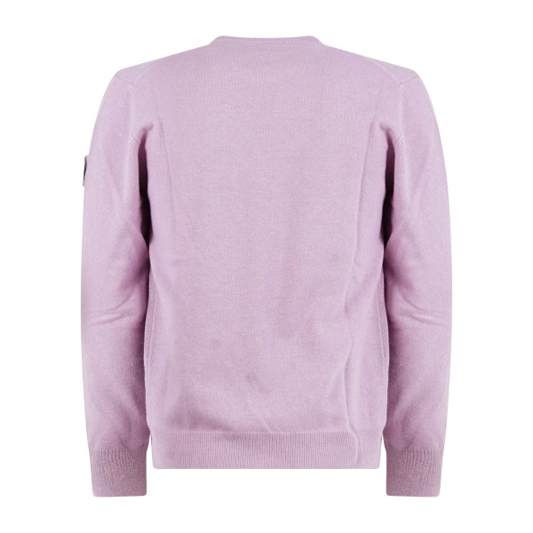 Roy Roger's - Maglione girocollo rosa in lana e cashmere per uomo |