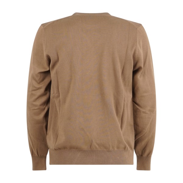 Roy Roger's - Maglione girocollo marrone in cotone per uomo | rru502cn46xxxx
