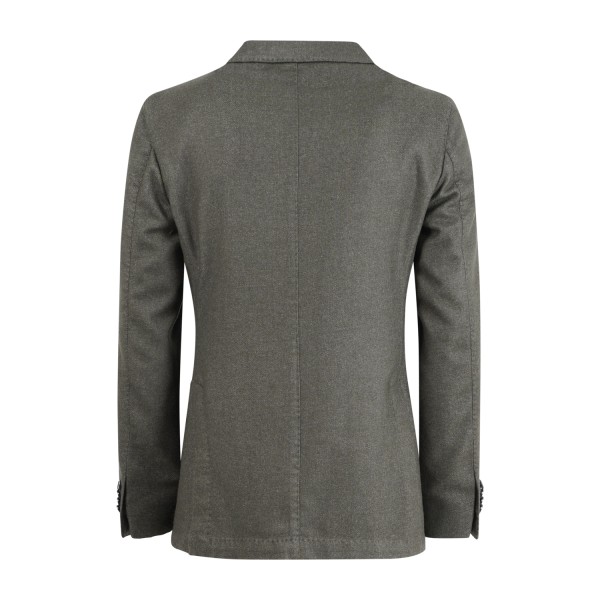 L.B.M. 1911 - Giacca verde monopetto in lana e cashmere per uomo | m2887