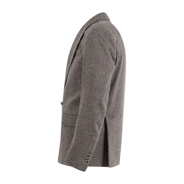 Marsem - Giacca marrone doppiopetto in lana vintage per uomo | g076 t268 060moro