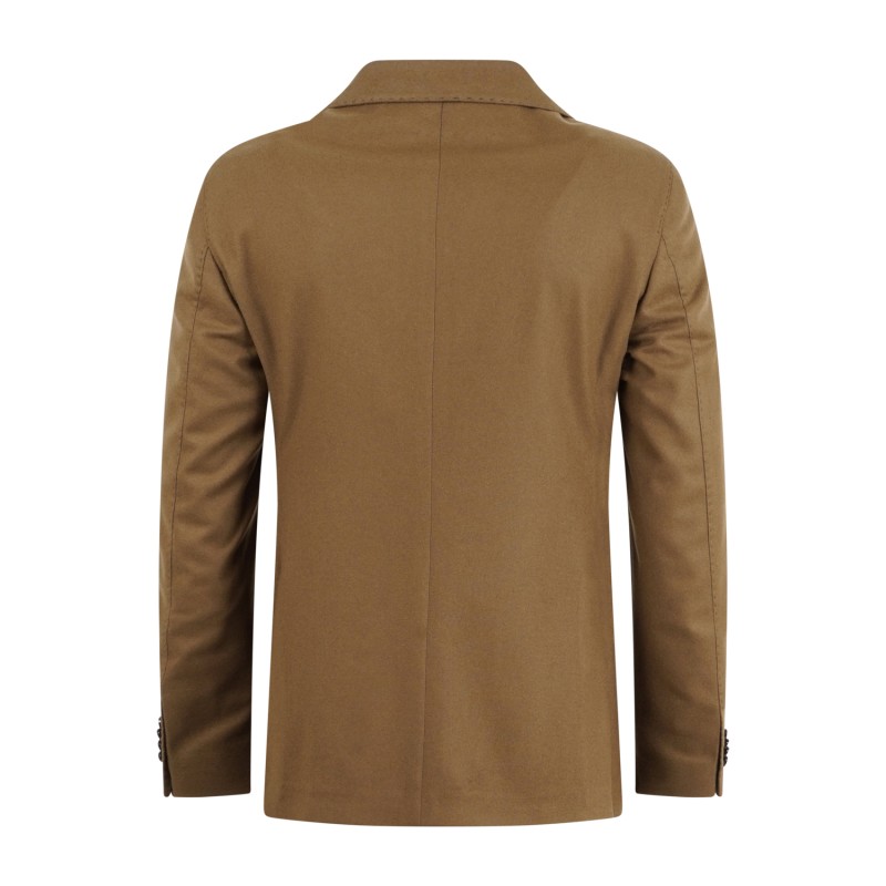 L.B.M. 1911 - Giacca marrone doppiopetto in lana vergine per uomo | m2686