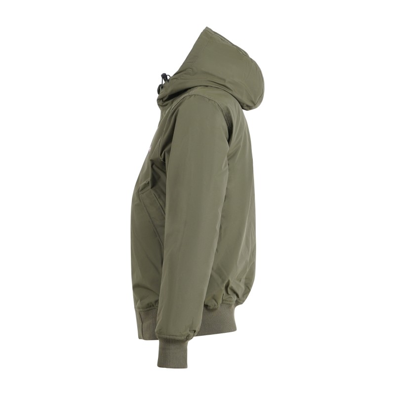 Dickies - Giubbotto verde con cappuccio in tessuto impermeabile per uomo |