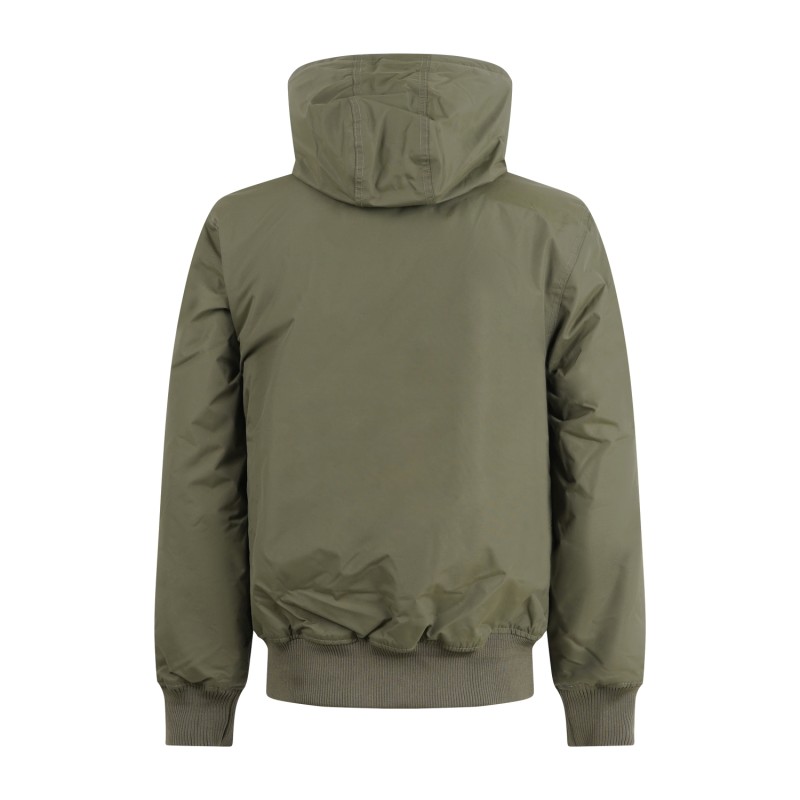 Dickies - Giubbotto verde con cappuccio in tessuto impermeabile per uomo |