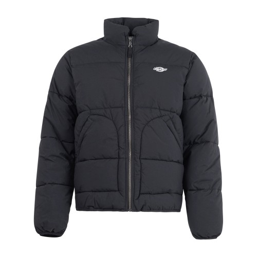 Dickies - Giubbotto nero Summerdale con logo ricamato sul petto per uomo |