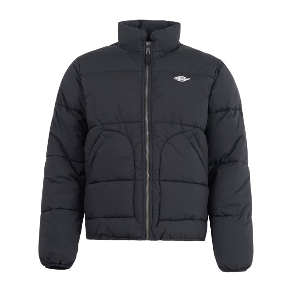 Dickies - Giubbotto nero Summerdale con logo ricamato sul petto per uomo |