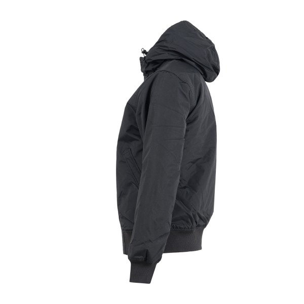 Dickies - Giubbotto nero New Sarpy con cappuccio in tessuto impermeabile per