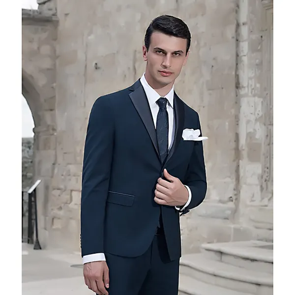 Angelo Toma - Abito classico blu per uomo | 