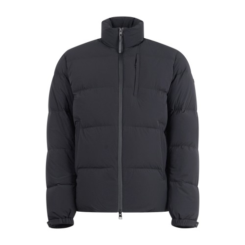 DUNO - Giubbotto nero in tessuto tecnico bi-strech per uomo | ayrton licosa 2.0