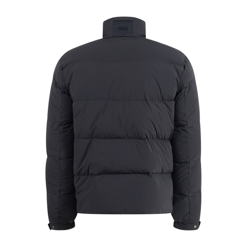 DUNO - Giubbotto nero in tessuto tecnico bi-strech per uomo | ayrton licosa 2.0