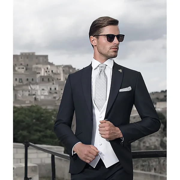 Angelo Toma - Abito classico blu per uomo | 