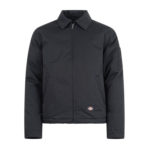 Dickies - Giubbotto nero Eisenhower taglio dritto con collo italiano per uomo |