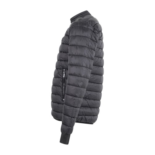 Richmond X - Giubbotto nero Barrero trapuntato patch logo gommato sul petto per 2