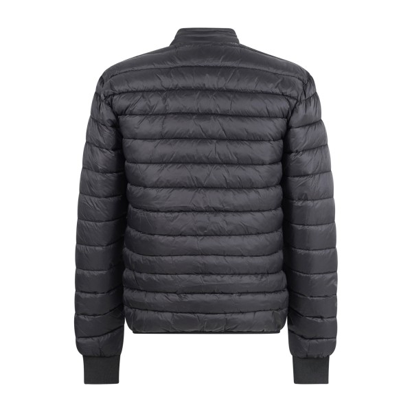 Richmond X - Giubbotto nero Barrero trapuntato patch logo gommato sul petto per