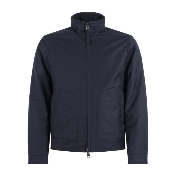 DUNO - Giubbotto blu in lana tecnica per uomo | prince bolzano 845blu scuro