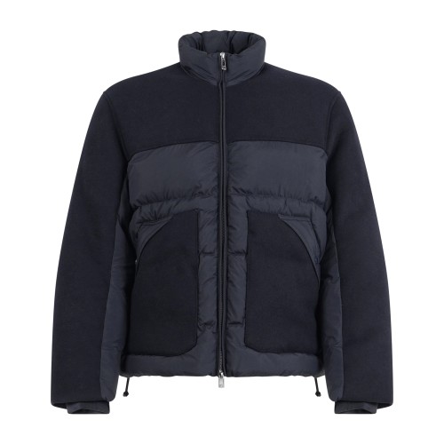 Armani Exchange - Giubbotto blu in lana e nylon per uomo | xm001122 af16340