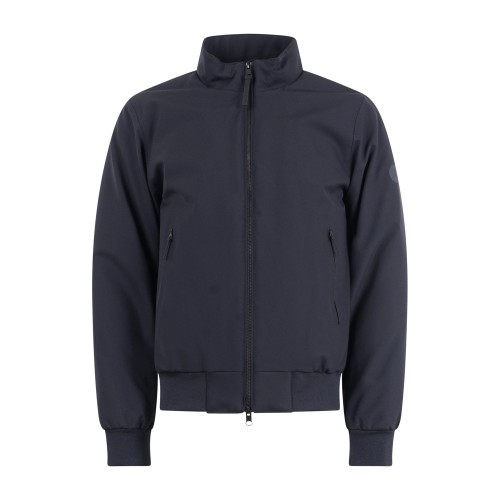 People of Shibuya - Giubbotto blu con patch logo gommato per uomo | shibuya