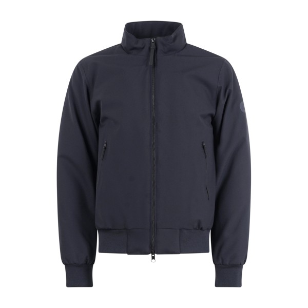 People of Shibuya - Giubbotto blu con patch logo gommato per uomo | shibuya