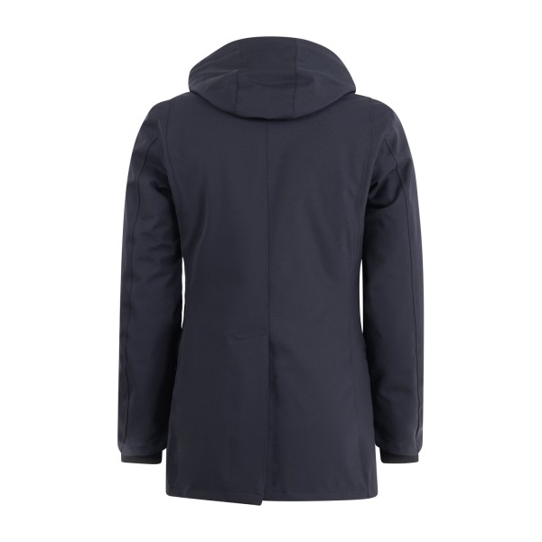 People of Shibuya - Giubbotto blu con cappuccio con piumino removibile per uomo