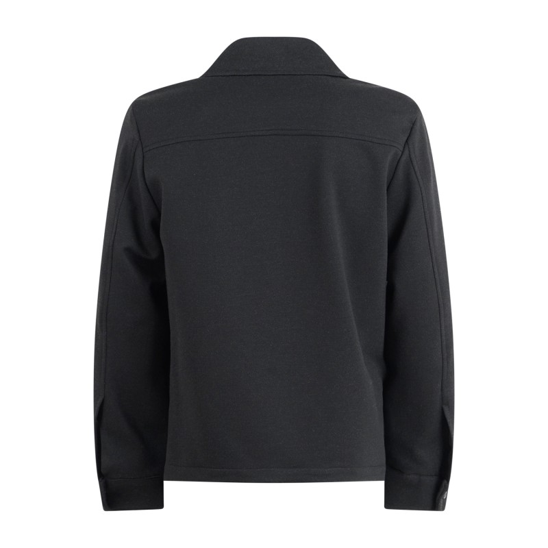 Officina36 - Giacca overshirt nero in lana per uomo | 0768900373 antracite