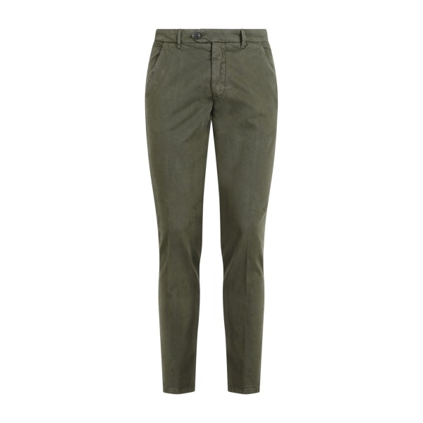Roy Roger's - Pantalone verde tasca a filo new rolf per uomo | rru013c8700112