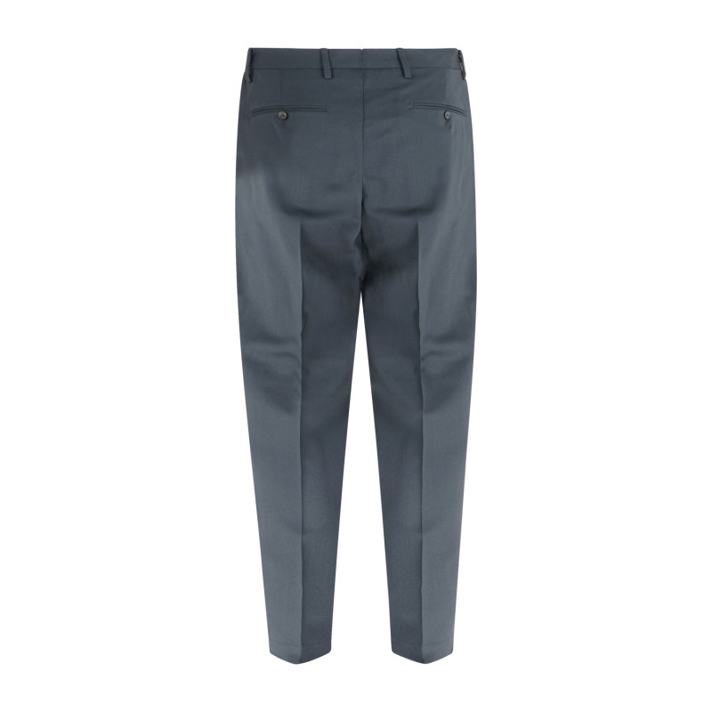 Briglia 1949 - Pantalone verde Portobellos in lana marzotto per uomo |