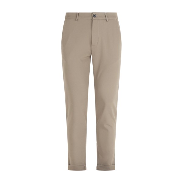 Camouflage - Pantalone verde Chinos sand tasche a filo in tessuto tecnico per