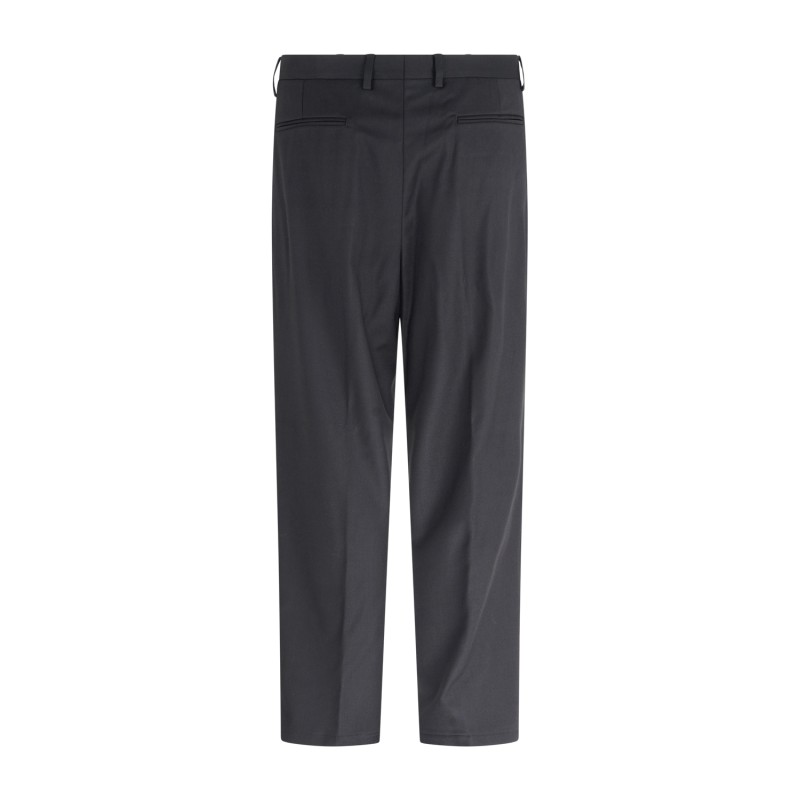 Marsem - Pantalone nero con fondo a palazzo per uomo | p056 t015 090nero