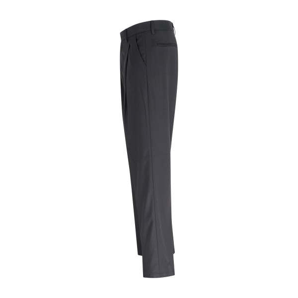 Marsem - Pantalone nero con fondo a palazzo per uomo | p056 t015 090nero