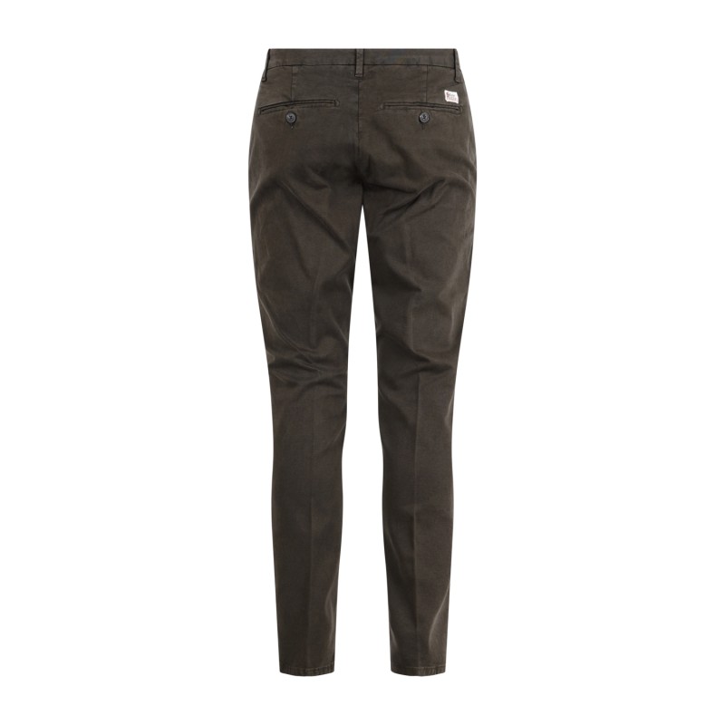 Roy Roger's - Pantalone marrone tasca a filo new rolf per uomo | rru013c8700112