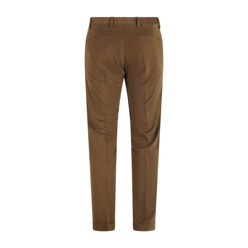 Briglia 1949 - Pantalone marrone tasca a filo in cotone manopesca per uomo |
