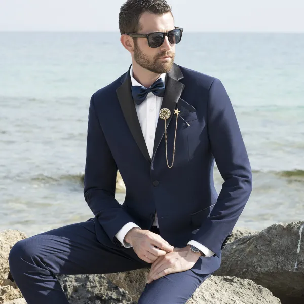 Angelo Toma - Abito classico blu per uomo |  2